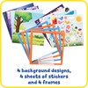 READY 2 LEARN Sticker Art Gallery - Craft Kit for