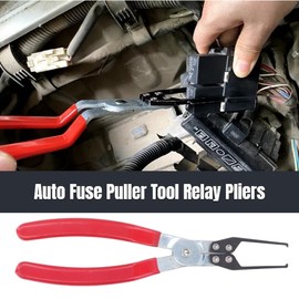 flexman Relais Abzieherzange, Metall Auto Relais Demontage Klemme, Sicherung Abzieher Werkzeug, Relais Sicherungs Abzieher Dünne Backen, Abzieher Zange für Entfernen von Relais an Fahrzeugen