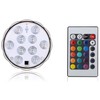LED Coaster with 16 Colours Dimmable with Remote Control