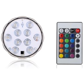 LED Coaster with 16 Colours Dimmable with Remote Control