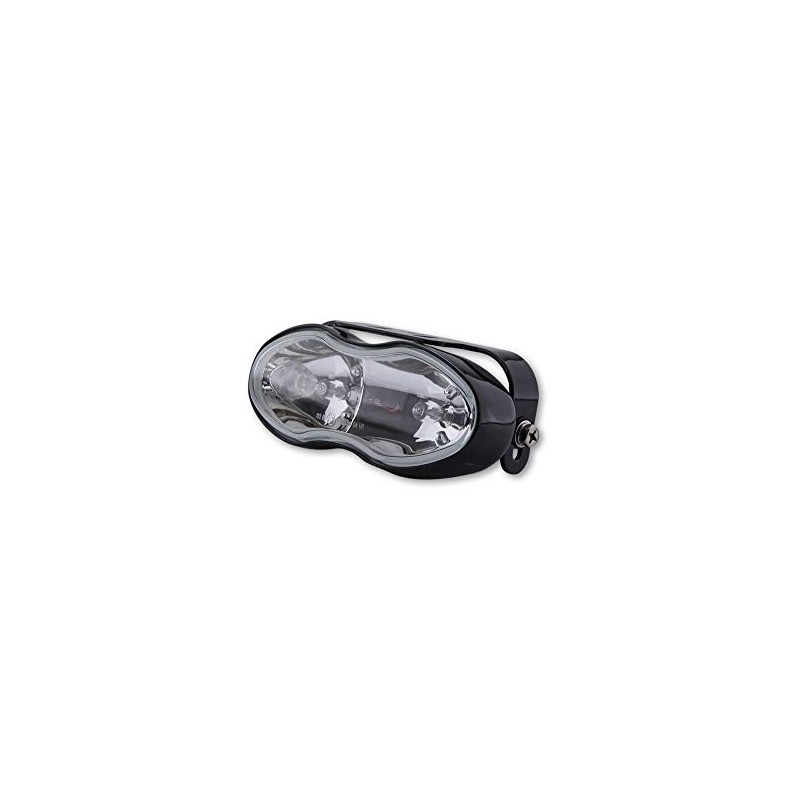 Shin Yo Fern- und Nebelscheinw., schwarz, oval, Glas klar