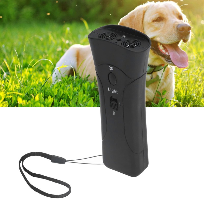 Fdit Ultrasonic Dog Chase, High Security LED Ultrasonic Silencer for