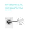 WP8182408 8182408 Washing Machine Door Handle Compatible with Whirlpool Handle
