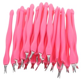 minkissy 24pcs Cuticle Trimmer Precision Stainless Steel Cuticle Pusher and Dead Skin Remover Tool for Professional Nail Care at Home and Salon Ergonomic Design for Manicure and Pedicure