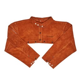 ANTAITHER Split Cowhide Leather Welding Cape Sleeve - Superior Heat & Flame Resistance for Heavy-Duty Protection (2XL)