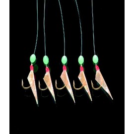 Jenzi Fish Hooks 5 Hooks + Pearl