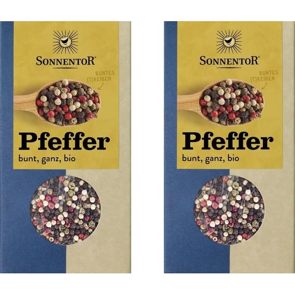 Sonnentor Organic Pepper Colourful Whole (2 x 50 g)