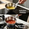 AFAN Stainless Steel Butter Warmer Pot, 13.5 fl oz Small
