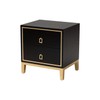 HomeStock Rococo Romance Modern Glam End Table 51.2 x 18.5