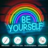 Horseneon Be Yourself Neon Light Sign Rainbow Neon Sign