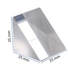 25 mm Glass Right Angle Triangle Prism, Coated Reflecting Prism,