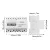 3 Phase Energy Meter DIN Rail Mount Electricity Usage Monitor