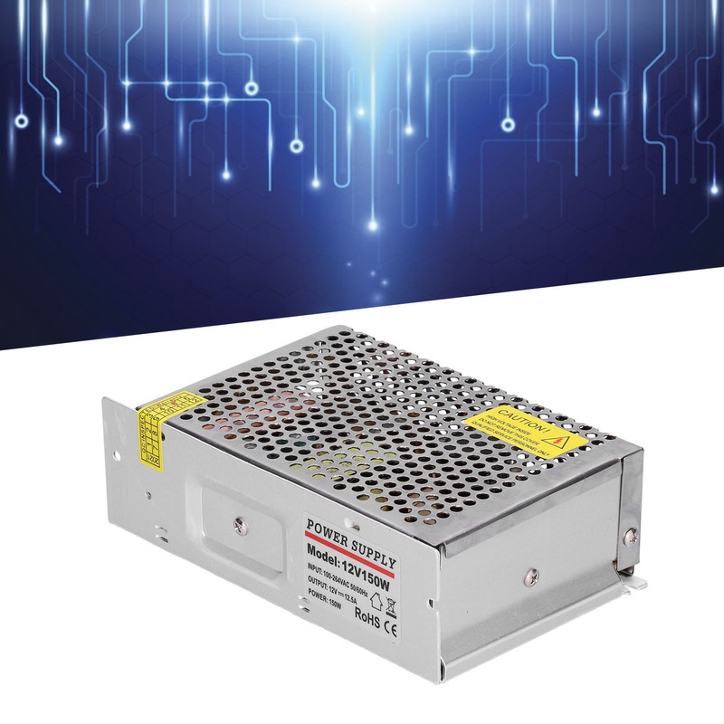 DC Regulated Switching Power Supply LED Security Monitoring 12V 150W
