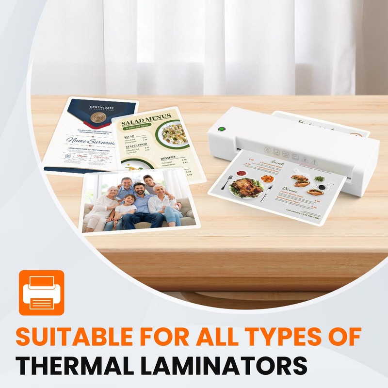 CAREGY Matte Laminating Sheets,100 Pack 9 x 11.5 Inches,3 Mil