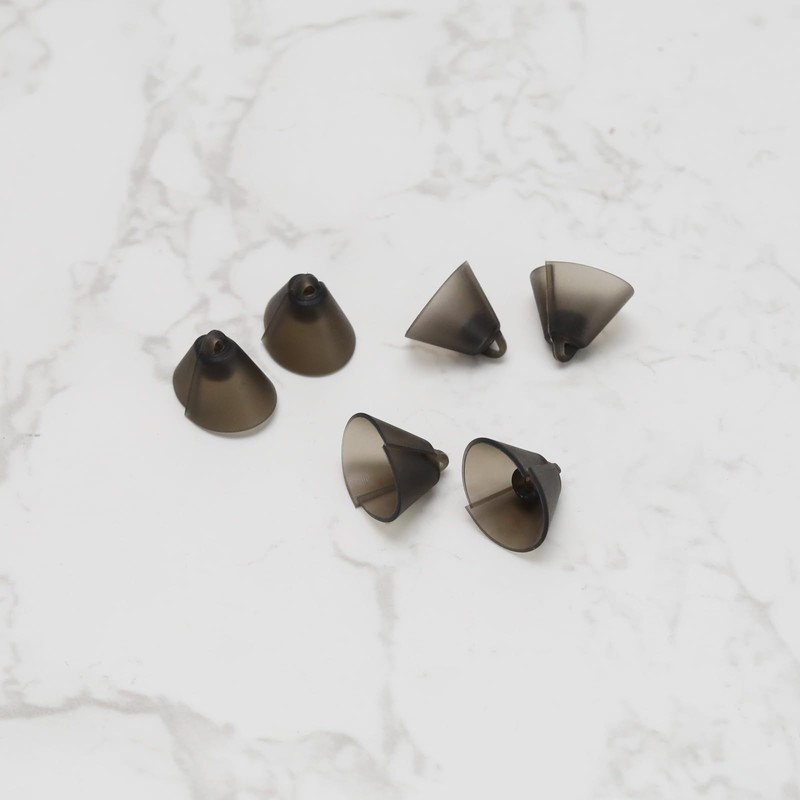 Micro Traders 10pcs Hearing Aid Domes Soft Silicone Receiver Tulip