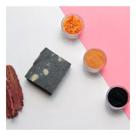 Nuestra Tierra Cosmética Ancestral Jabón Artesanal Orgánico Dtox Con Carbón Activado Y Regaliz