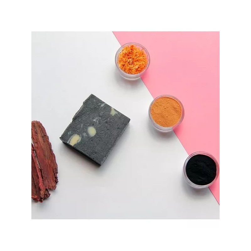 Nuestra Tierra Cosmética Ancestral Jabón Artesanal Orgánico Dtox Con Carbón