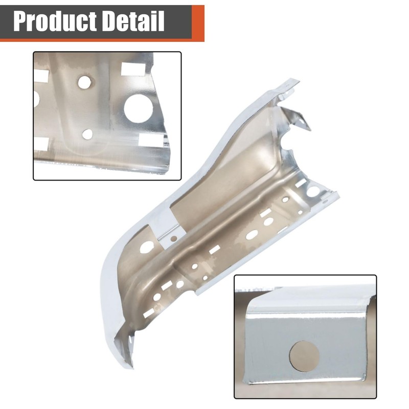 labwork Chrome Rear Bumper End Cap Driver Side Bumper Face
