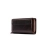 PORRASSO Cartera Hombre Billetera Cuero Larga Cartera Tarjetero Monederos Bolso