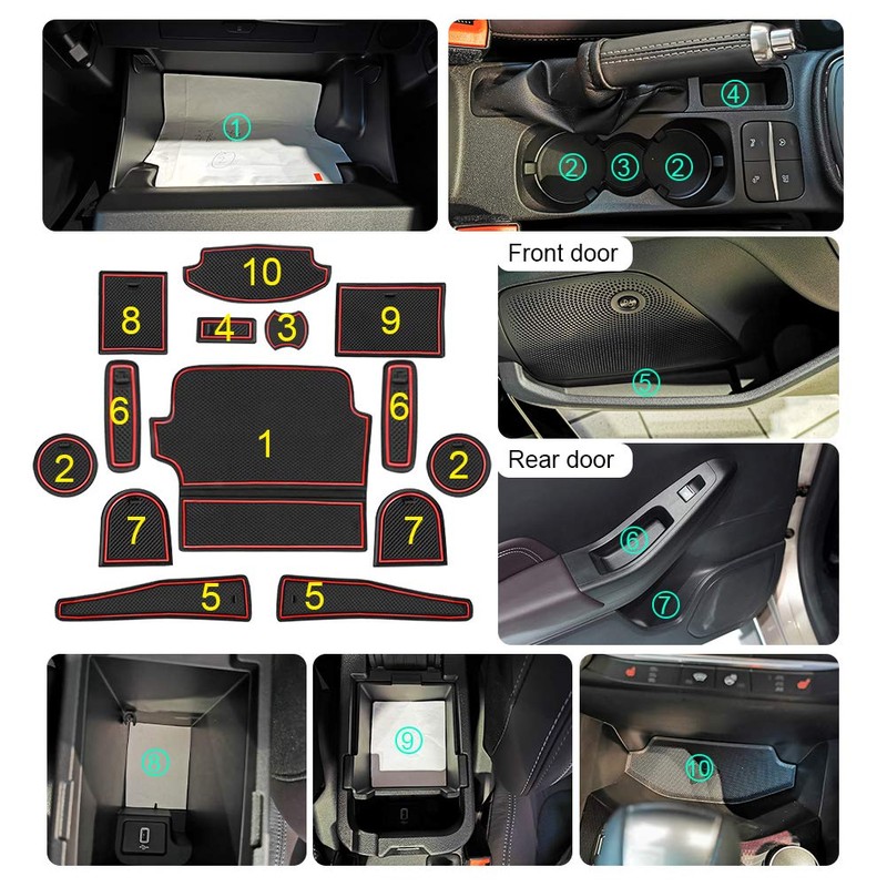 YEE PIN For Fiesta 8 2017-2023 Rubber Mats Fiesta ST