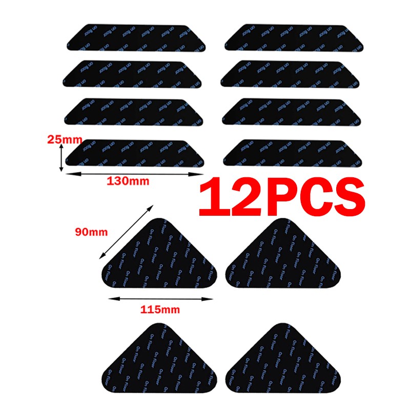 Reusable Rug Corner Gripper Pads for Keeping Rug Edges Flat