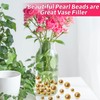 150Pcs Floating Pearls Vase Filler, No Hole Pearl Beads Vase
