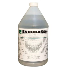EnduraSeal 100% Acrylic Wet Look Semi Gloss Concrete Solvent Sealer - 1 Gallon