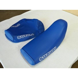 Unbranded SUZUKI ALT50 LT50 SEAT COVER 1983 TO 1985 MODEL SEAT COVER BLUE**outline*