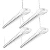 BBOUNDER 4 Pack Linkable LED Shop Light with Reflector, Super