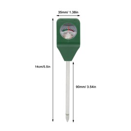 Soil Meter, Soil Tester Portable Single Needle High Sensitivity Probe Soil Sensor for Garden Lawn Farm Plants Care