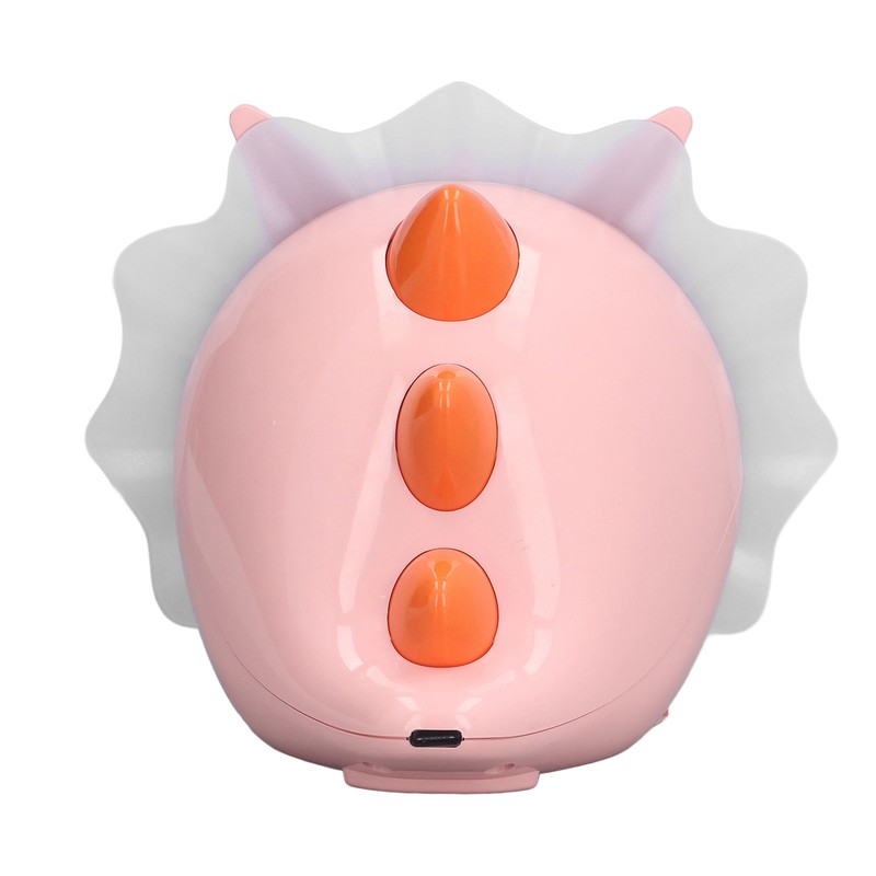 Alarm Clock Pink Dinosaur Shape Multifunctional Bedside LED Electronic Alarm