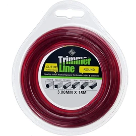 SPARES2GO Round 3mm Diameter Strimmer Trimmer Brush Cutter 15m Line