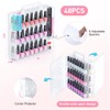 Beloving Nail Polish Organizer, 48 Bottles Transparent Nail Polish Holder