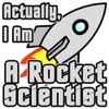 CafePress Rocket Scientist Oval Car Bumper Sticker