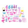 BARWA 43 PCS Doll Accessories Travel Toiletries Clip Bag Crown