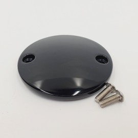 Gloss Black Smooth Aluminum Timer/Timing Cover for 2017+ Harley M8 Touring (Electra Glide, Road Glide, Street Glide, Road King) & 2018+ Harley Softail M-Eight, Includes Hardware, Replaces HD# 25600098