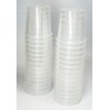 30 2oz Disposable Graduated Clear Plastic Cups for Mixing Paint,