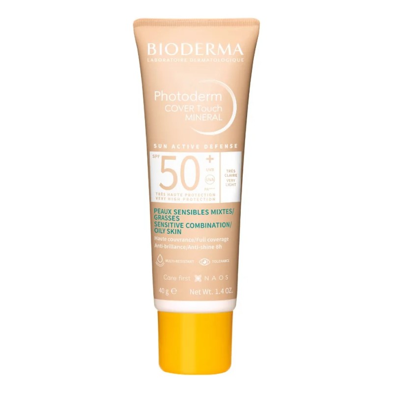 Protector Solar Facial Photoderm Cover Touch Mineral Fps Muy Claro