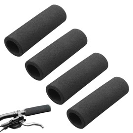 Huybaa 4 Pieces Universal Sponge Handlebar Grip Covers, Motorcycle Handlebar Grips Foam, Handlebar Grips Grip Cover, Anti Vibration for Motorcycle Mountain Bike