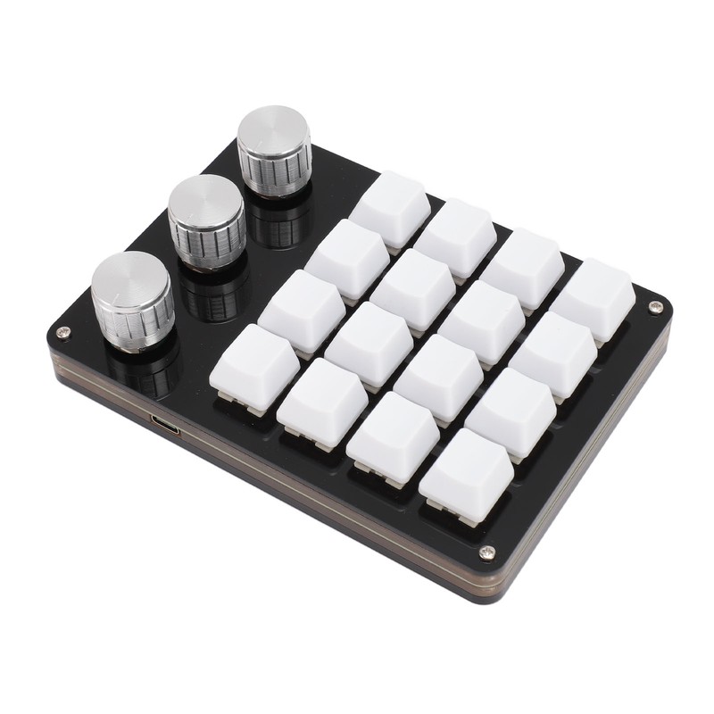 Mini 16 Key Keypad with 3 Knob Custom Programming Hot
