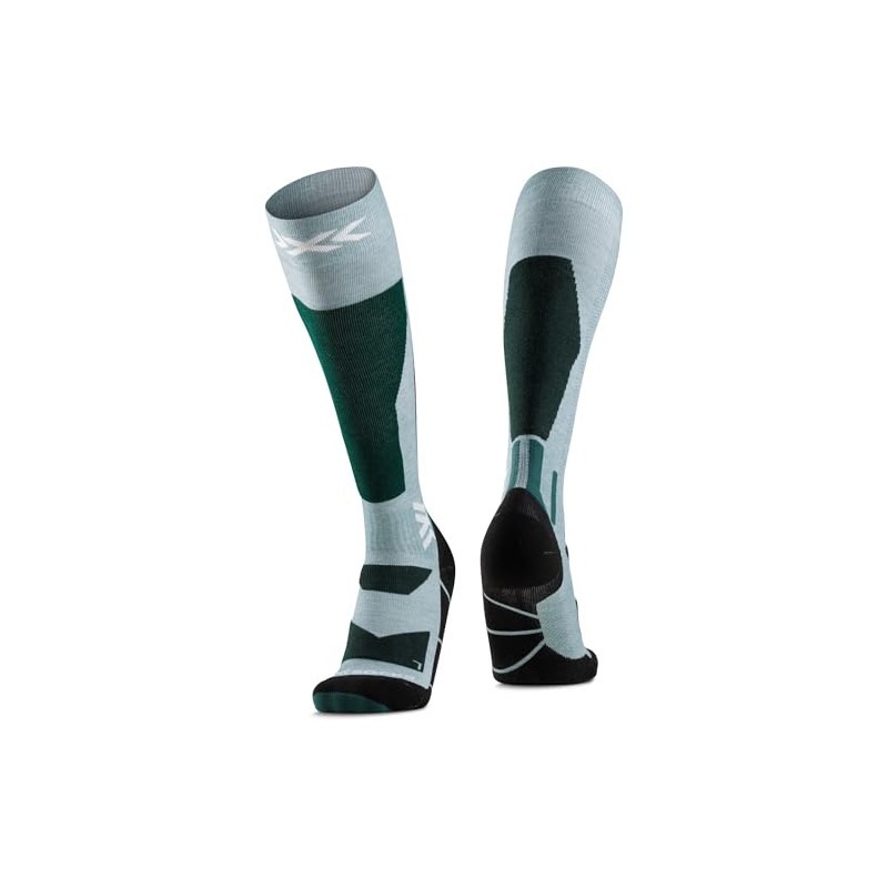 X-Socks® Snowboard Discover OTC Sage Green/English Lawn Size 39-41, Turquoise