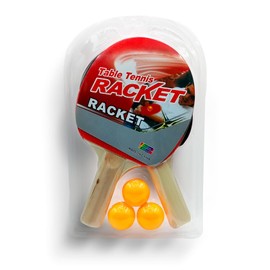 D B DIVERSIONESBAGO Set de 2 Raquetas de Ping Pong + 13 pelotas de Ping Pong