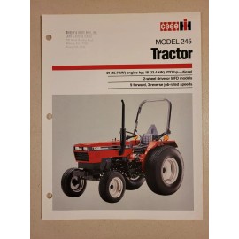 Case IH 245 Compact Tractor Sales Literature/Bro