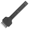 3Pcs 4mm Spacing Prong Chisel Black Alloy Steel 2/4/6 Teeth