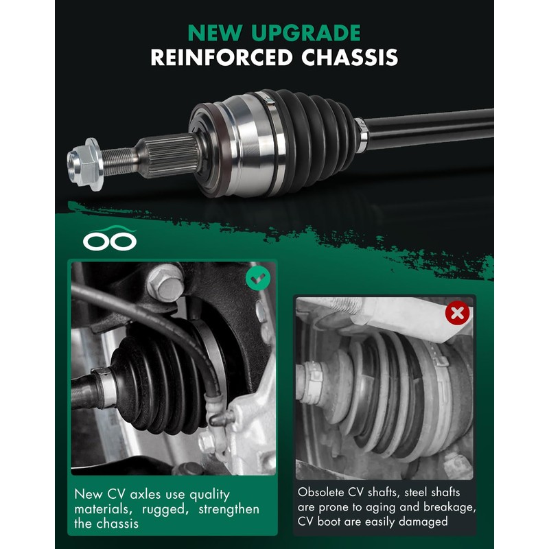 SCITOO CV Axle Shaft Assembly Fit for Dodge Charger 68258859AB,CH-8307,Rear