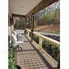 Fojely 51 Pack Deck Balusters 32.25"x1" Strip Baluster, Black Metal