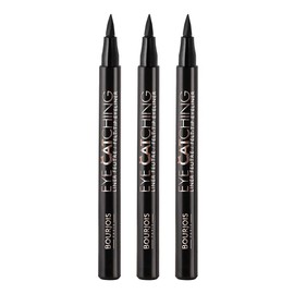 3 x Bourjois Paris Eye Catching Liquid Eyeliner Black