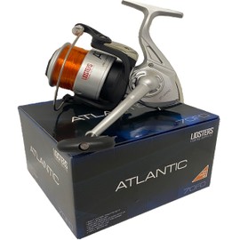 NEW LARGE ATLANTIC 7000 FD SEA FISHING LIDSTERS BEACH PIER REEL ORANGE LINE 70