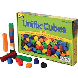 Didax Interlocking Counting Unifix Cubes with Activity Booklet, 300 Pieces ,#G14E6GE4R-GE 4-TEW6W283376