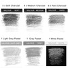KALOUR 24 Pro Charcoal Drawing Set - Soft,Medium,Hard Charcoal and